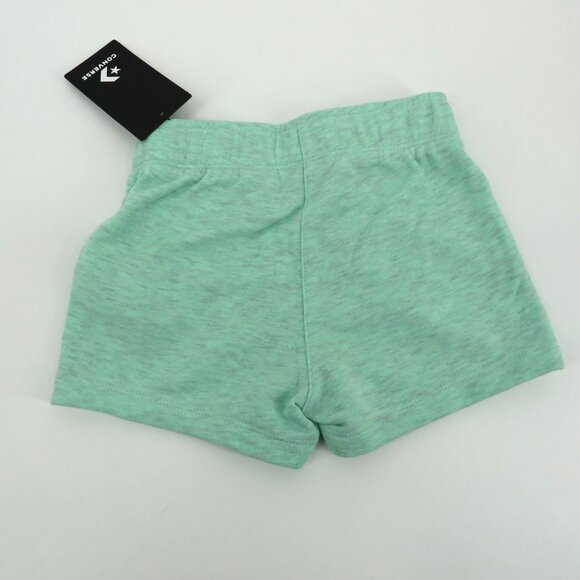 Converse Girls Ocean Mint Heather Shorts Size 6 NWT - Picture 3 of 3